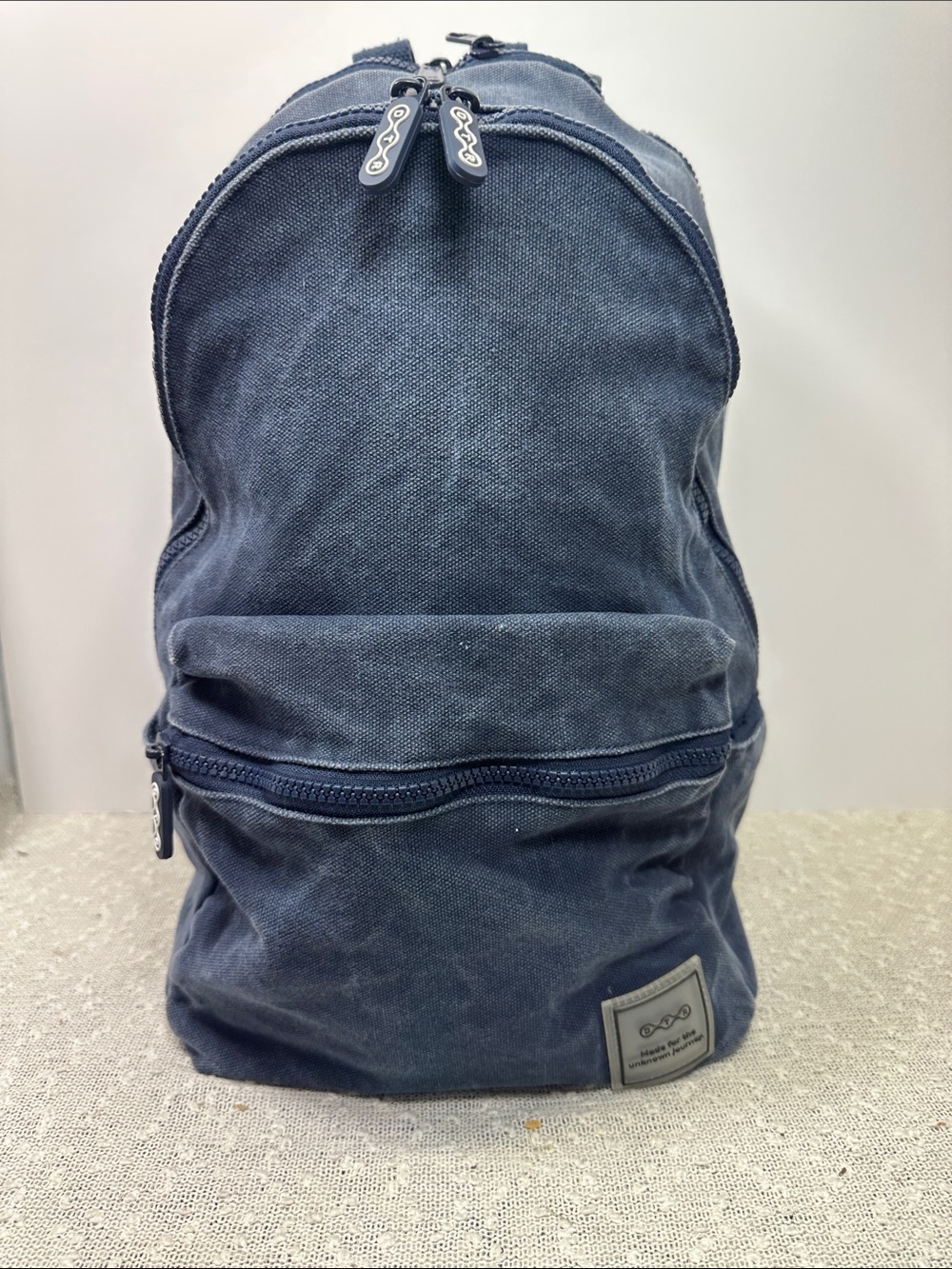 DTR DARE TO ROAM Denim Blue Cotton Backpack